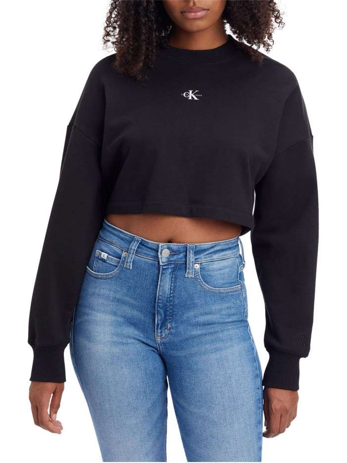 Sweat Crop Top en coton...