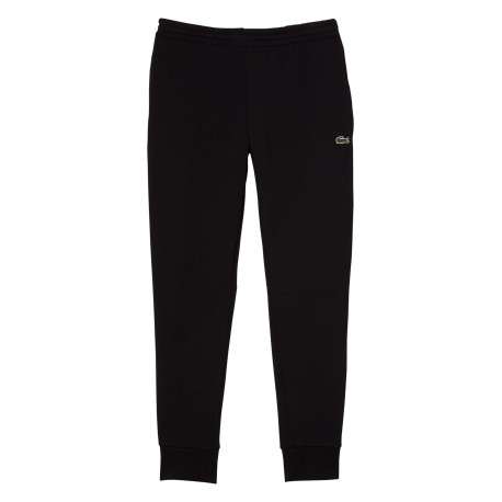 Pantalon de jogging en coton noir coupe slim avec liens de serrage à la taille et logo brodé - Image 6