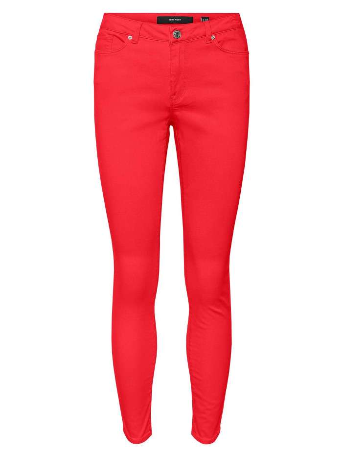 Pantalon 5 Poche framboise...