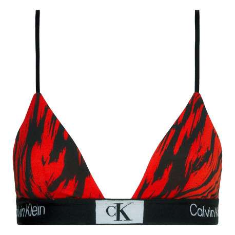 Soutien-Gorge rouge effet camouflage