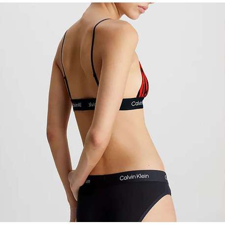 Soutien-Gorge rouge effet camouflage - Image 2