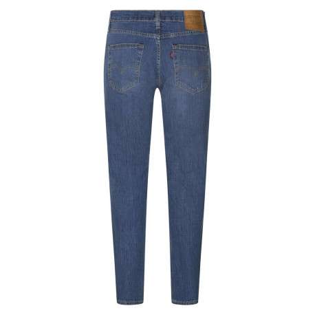 Jean 511™ Slim en coton bleu uni avec patch en cuir à l'arrière - Image 2