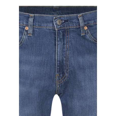 Jean 511™ Slim en coton bleu uni avec patch en cuir à l'arrière - Image 3