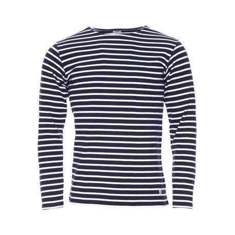 Chemise Crewcuts Fille Rayée Avec Cœur - Taille 4-5, Manches Longues, Col Bateau, 100% Coton, Occasion Très Bon état