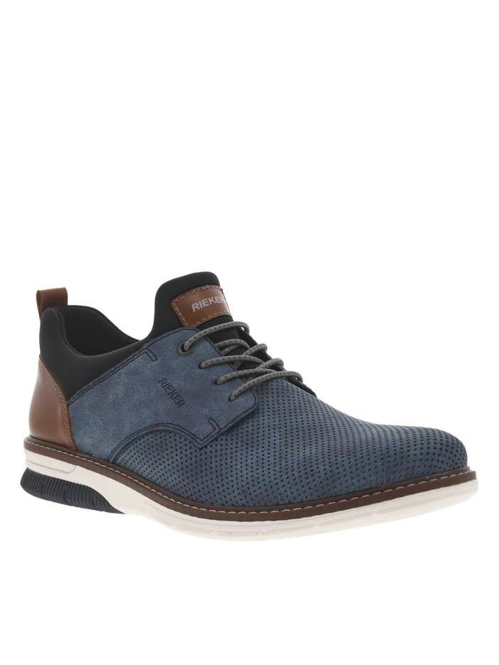 Baskets basses bleues avec...