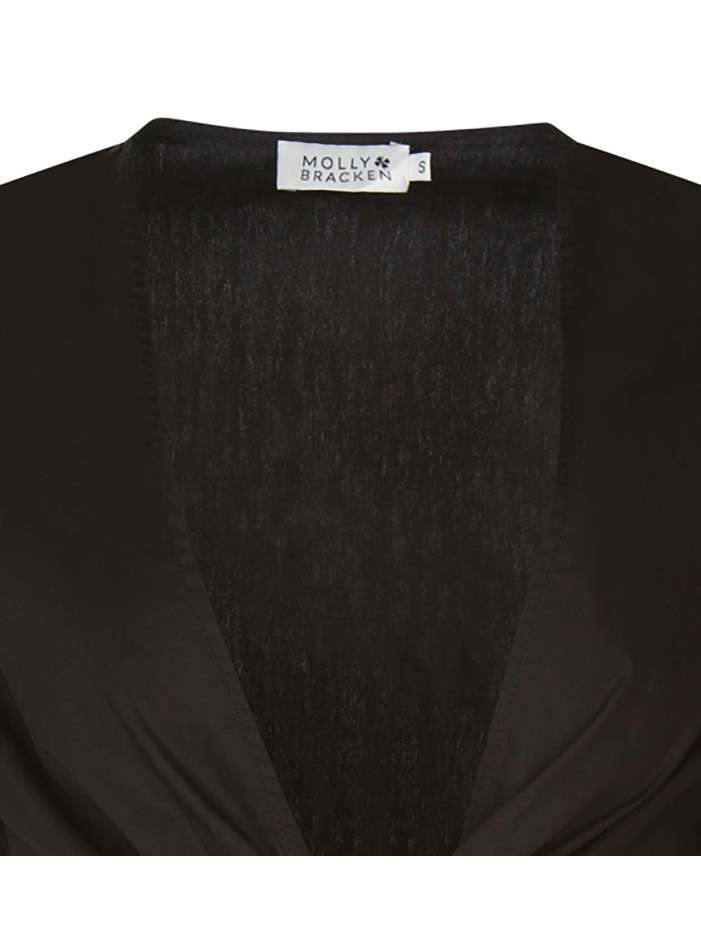 Bolero Noir à Nouer - Taille 42/44 - En Viscose/nylon - Occasion En Très Bon état
