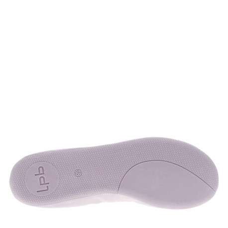Ballerines élastiquées en simili cuir parme uni à semelle antidérapante plate - Image 6