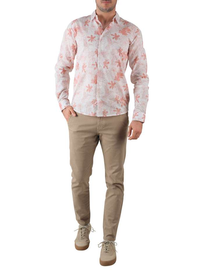Chemise en coton écrue...