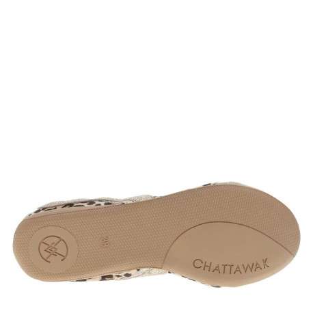 Ballerines élastiquées en simili cuir léopard à semelle antidérapante plate - Image 6
