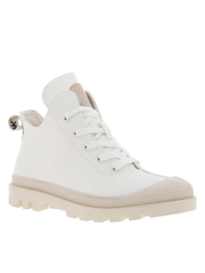 Baskets montantes en toile...