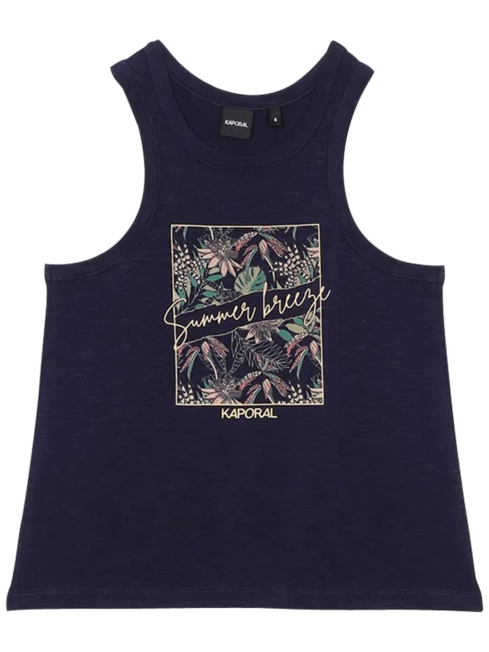 Débardeur marine uni coupe...