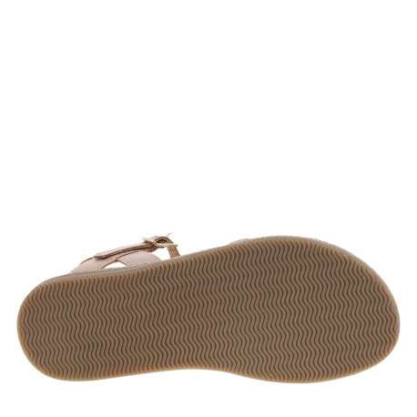 Nu-pieds en cuir rose à semelle plate et à boucle à ardillon - Image 11
