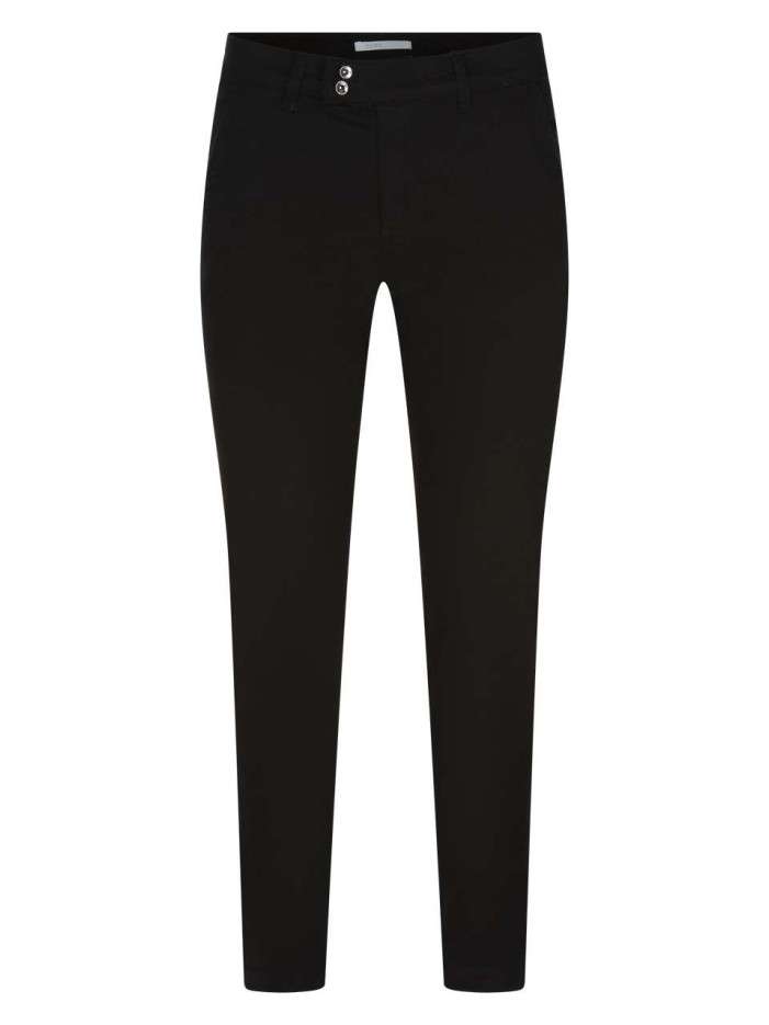 Chino slim en coton noir...