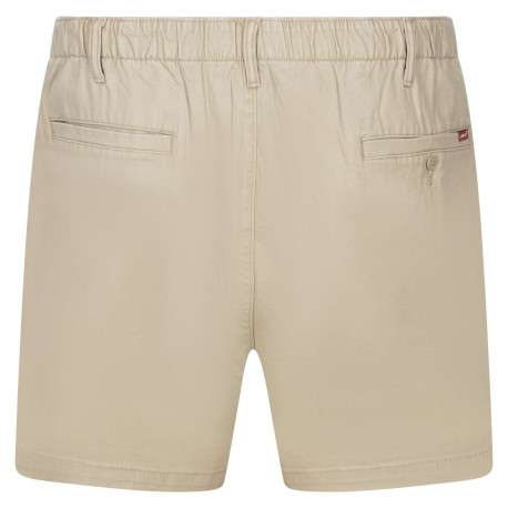 Short chino en coton camel uni avec une coupe droite et une taille intermédiaire - Image 2