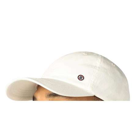 Casquette blanche unie avec le logo brodé - Image 3