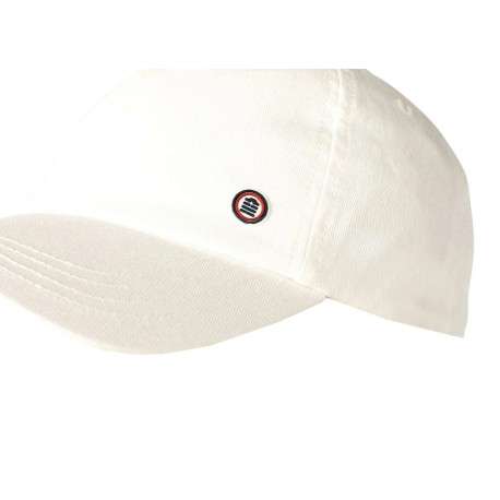Casquette blanche unie avec le logo brodé - Image 5