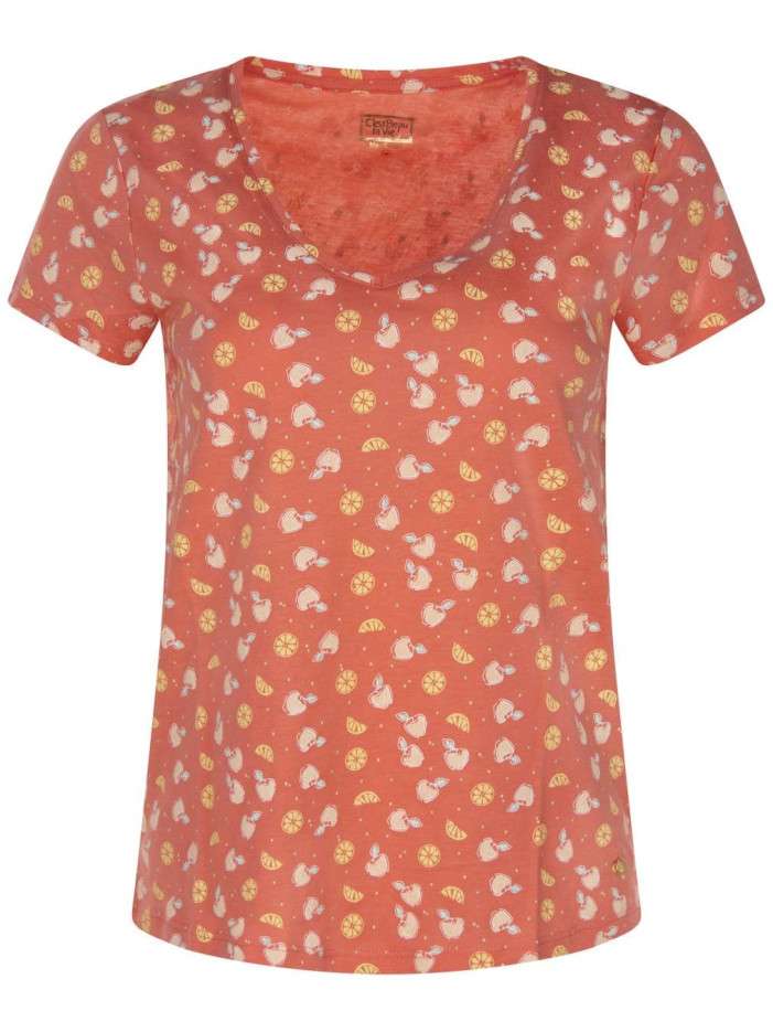 T-shirt Agrume en coton...