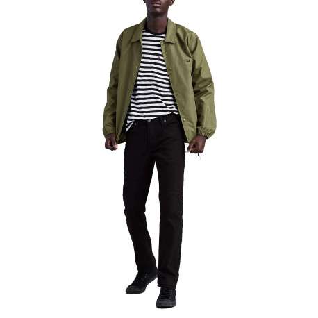 Jean slim 511™ noir en coton coupe ajustée avec 5 poches