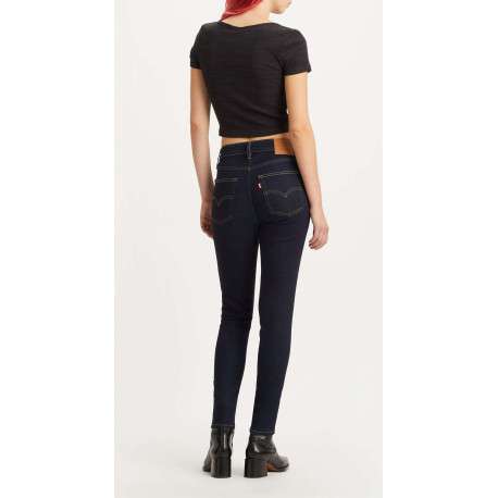 Jean 721™ High Rise en coton mélangé brut uni avec une coupe skinny - Image 3