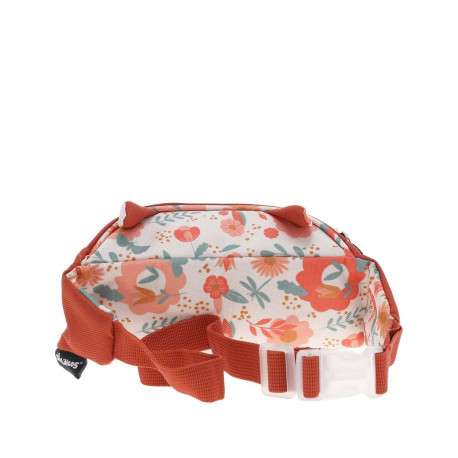 Sac banane Melimelos La Biche brique uni réglable avec fermeture zippée - Image 3