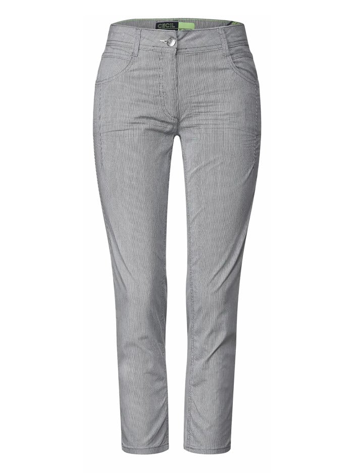 Pantalon en coton marine...