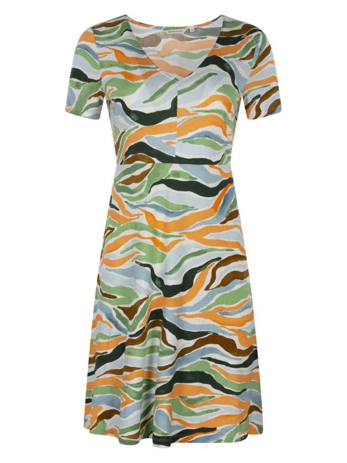 Robe courte multicolore...