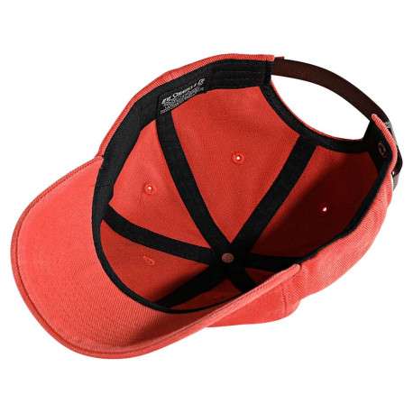 Casquette dad cap en coton orange - Image 3