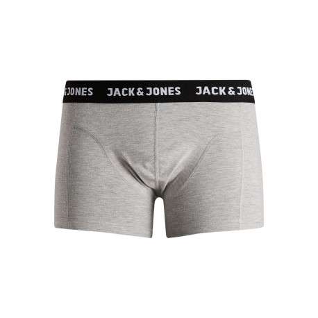 Lot de 3 boxer en coton multicolore uni avec une coupe fermée et nom imprimé - Image 2