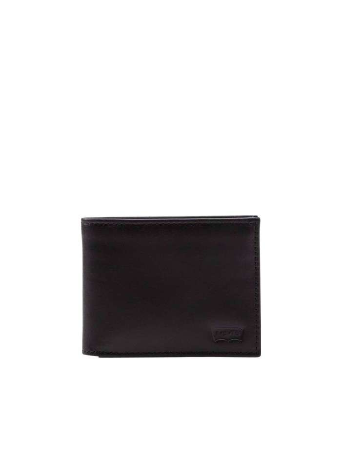 Portefeuille en cuir noir...