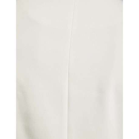 Blazer blanc uni avec une coupe près du corps et 2 poches latérales - Image 6