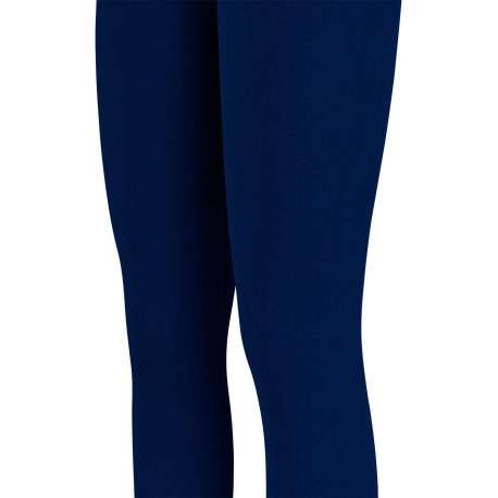 Legging en coton biologique mélangé bleu uni avec une coupe slim - Image 5