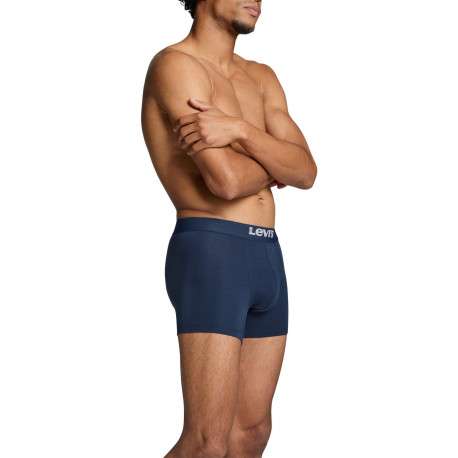 Lot de 2 Boxers marine en coton biologique et avec une ceinture élastiquée - Image 5