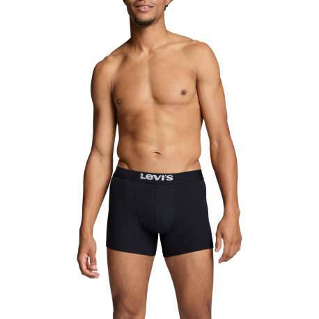 Lot de 2 Boxers noirs en coton biologique avec une ceinture élastiquée - Image 3