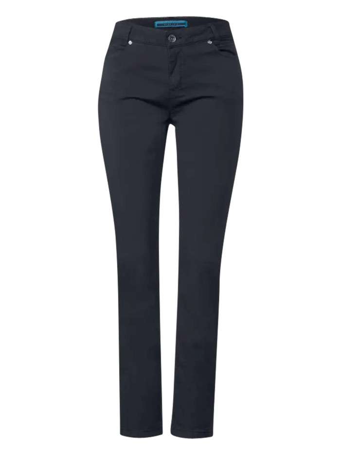 Pantalon marine uni en...