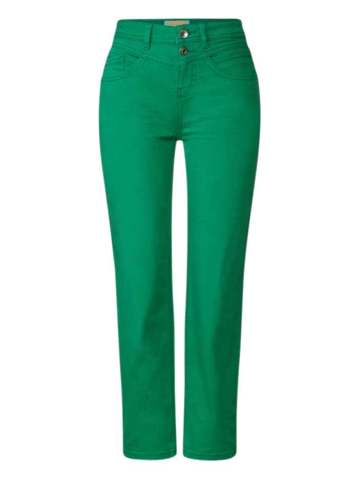 Pantalon 7/8éme vert uni...