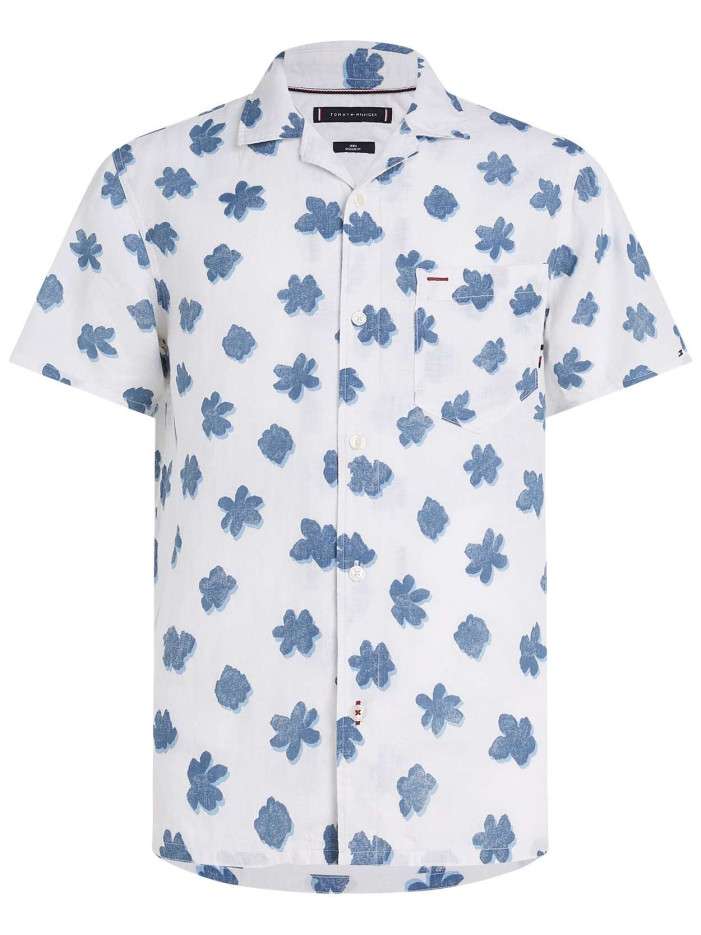 Chemise en lin blanche...