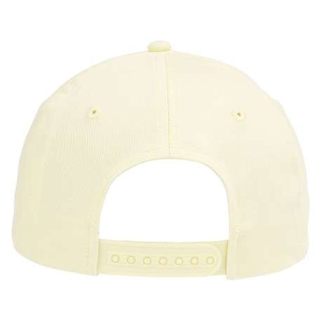 Casquette Dad Cap en coton biologique jaune pâle unie avec broderie sur le pan - Image 2