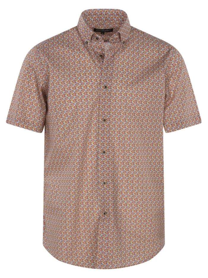 Chemise en coton orange...