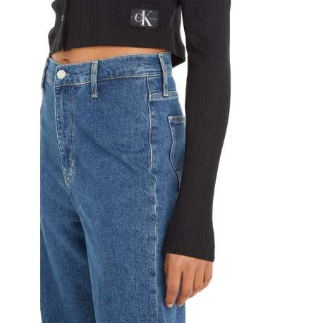 Chemisier en coton noir uni en maille jersey avec des manches longues - Image 10