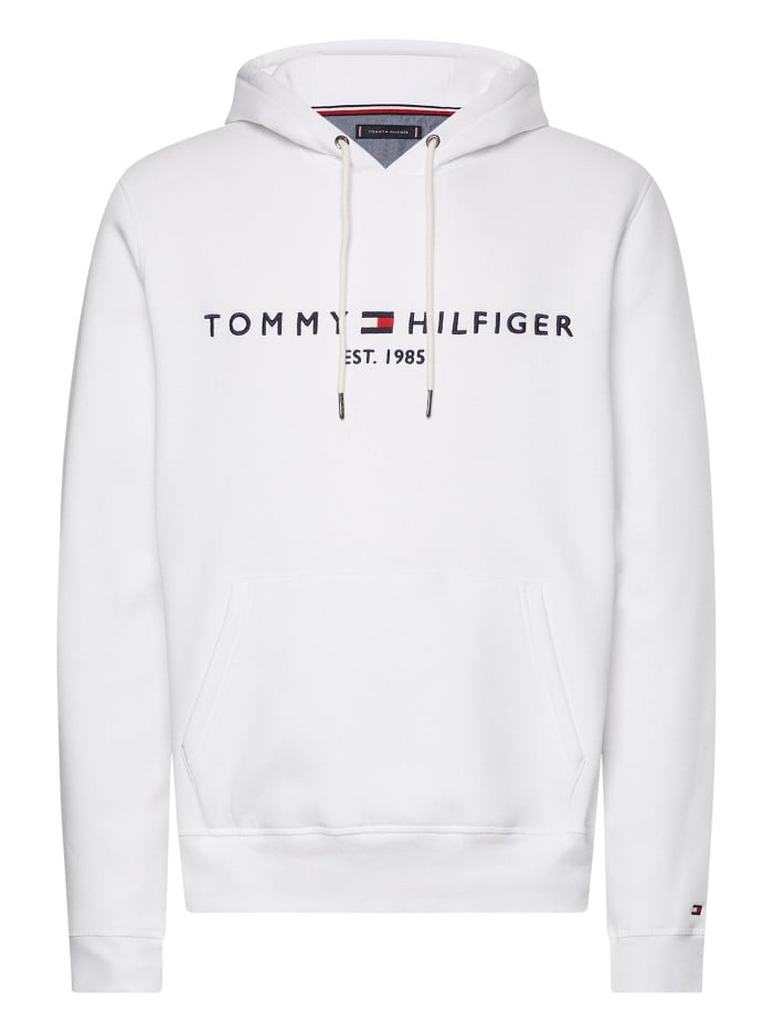 Sweat blanc coupe droite à...