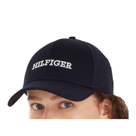 Casquette dad cap en coton biologique marine unie avec une fermeture strapback - Image 3