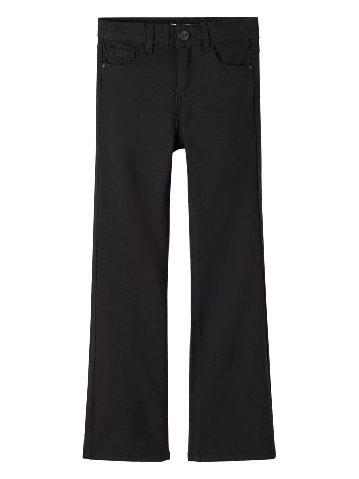 Jean noir uni réglable à...