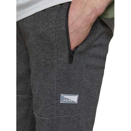 Jogging Will Sweat Pant anthracite uni avec une coupe slim et un lien de serrage - Image 7