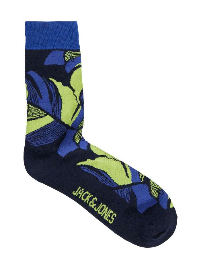 Chaussettes hautes noires à...