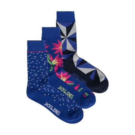 Chaussettes homme bleu