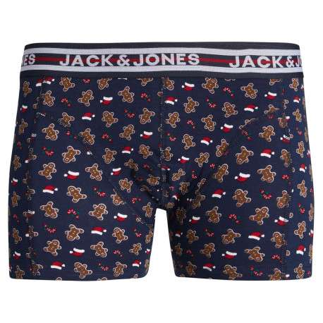 Coffret boxer et chaussettes en coton marine avec des imprimés - Image 2