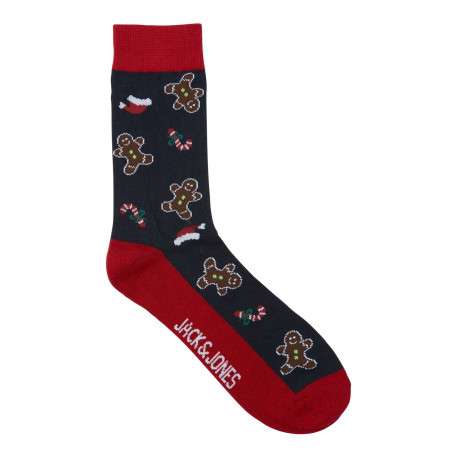 Coffret boxer et chaussettes en coton marine avec des imprimés - Image 4