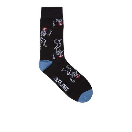 Coffret boxer marine et chaussettes en coton avec des imprimés - Image 4