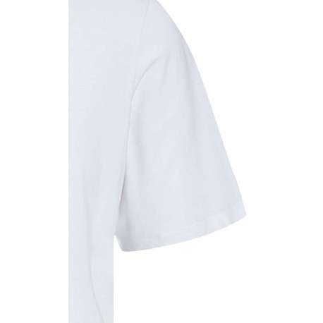 T-shirt blanc en coton avec une coupe droite et des manches courtes - Image 3