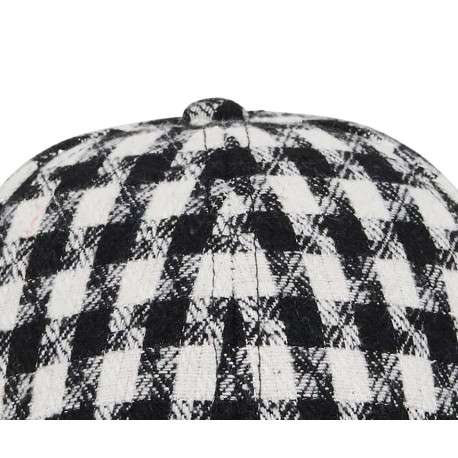 Casquette noire en tweed - Image 3